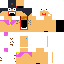 Minecraft skin texture, 64x64 pixels