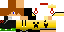 Minecraft skin texture, 64x32 legacy pixels