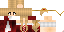 Minecraft skin texture, 64x32 legacy pixels