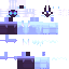 Classic Minecraft skin texture, 64x64 pixels