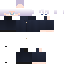 Blue Minecraft skin texture, 64x64 pixels