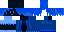 Minecraft skin texture, 64x32 legacy pixels