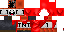 Minecraft skin texture, 64x32 legacy pixels