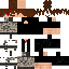 Minecraft skin texture, 64x64 pixels