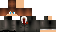 Minecraft skin texture, 64x32 legacy pixels