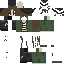 Minecraft skin texture, 64x64 pixels