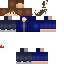Minecraft skin texture, 64x64 pixels