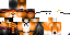 Minecraft skin texture, 64x32 legacy pixels