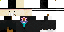 Minecraft skin texture, 64x32 legacy pixels