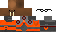 Minecraft skin texture, 64x32 legacy pixels