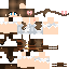 Minecraft skin texture, 64x64 pixels