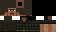 Minecraft skin texture, 64x32 legacy pixels