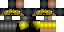 Minecraft skin texture, 64x32 legacy pixels