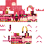 Minecraft skin texture, 64x64 pixels