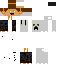 Minecraft skin texture, 64x64 pixels