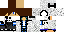 Minecraft skin texture, 64x32 legacy pixels