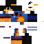 Minecraft skin texture, 64x64 pixels