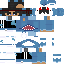Minecraft skin texture, 64x64 pixels