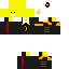 Minecraft skin texture, 64x64 pixels