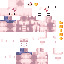 Minecraft skin texture, 64x64 pixels