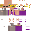 Minecraft skin texture, 64x64 pixels