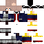 Minecraft skin texture, 64x64 pixels