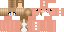 Minecraft skin texture, 64x32 legacy pixels