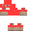 Minecraft skin texture, 64x64 pixels