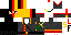 Minecraft skin texture, 64x32 legacy pixels