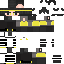Minecraft skin texture, 64x64 pixels