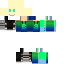 Minecraft skin texture, 64x64 pixels