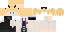 Minecraft skin texture, 64x32 legacy pixels