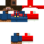 Minecraft skin texture, 64x64 pixels