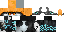 Minecraft skin texture, 64x32 legacy pixels