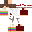 Minecraft skin texture, 64x64 pixels