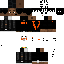 Minecraft skin texture, 64x64 pixels