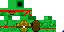Minecraft skin texture, 64x32 legacy pixels