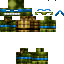 Minecraft skin texture, 64x64 pixels