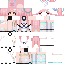 Minecraft skin texture, 64x64 pixels