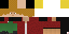 Minecraft skin texture, 64x32 legacy pixels