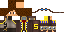 Minecraft skin texture, 64x32 legacy pixels