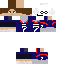 Minecraft skin texture, 64x64 pixels