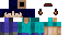 Minecraft skin texture, 64x32 legacy pixels