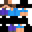 Minecraft skin texture, 64x64 pixels
