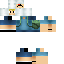 Minecraft skin texture, 64x64 pixels