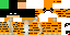 Minecraft skin texture, 64x32 legacy pixels