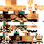Minecraft skin texture, 64x64 pixels