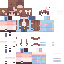Minecraft skin texture, 64x64 pixels