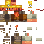 Minecraft skin texture, 64x64 pixels