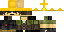 Minecraft skin texture, 64x32 legacy pixels